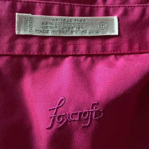 Foxcroft pink button down blouse size 8 - Picture 3 of 7